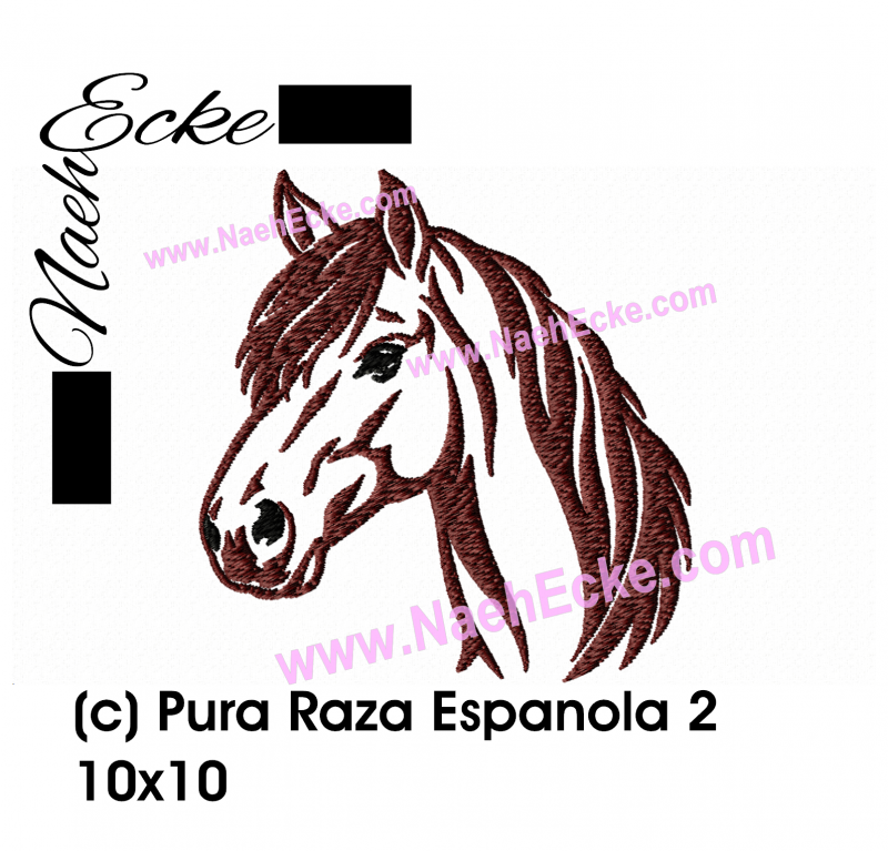 Stickdatei Pura Raza Espanola 02 10x10
