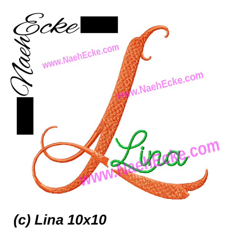 Stickdatei Lina 10x10