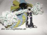 Embroidery Border Collie 11 ITH Keychain 