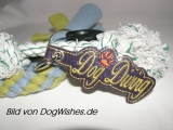 Embroidery Dog Diving 1 ITH Keychain 