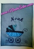Stickdatei Baby 6 Kinderwagen 10 x 10