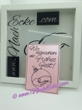 Stickdatei Weihnachtskarte Frohes Fest mit Kugel Hand und Pfote 13x18 ITH
