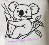 Stickdatei Koala 2-15 10x10