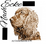 Stickdatei Cockerspaniel 4 Photostitch 13x18