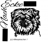 Stickdatei Affenpinscher Nr. 1 10x10