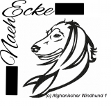 Stickdatei Afghanischer Windhund Nr. 1 10x10