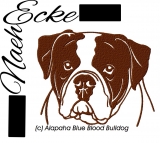 Stickdatei alapaha blue blood bulldog Nr. 1 10x10