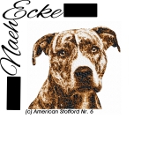 embroidery american staffordshire 6 4x4 PHOTOstitch