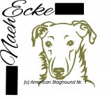Stickdatei American Staghound 1 10x10