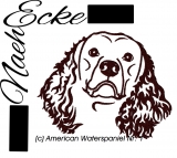 embroidery american Waterspaniel 1 4x4