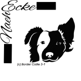 Embroidery Border Collie 3-1 10x10 