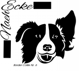 PLOTTERDatei Border Collie Nr. 6 SVG / EPS