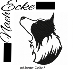 Stickdatei Border Collie Nr. 7 13x18