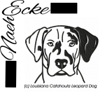 Stickdatei Catahoula Leopard Dog 13x18