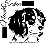 PLOTTERDatei Cavalier King Charles Spaniel 1 SVG / EPS