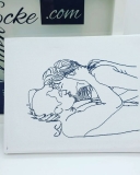 Stickdatei Liebespaar 2 13x18 / 14x20