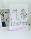Stickdatei Liebespaar 3 20x30 / 20x28 / 20x20