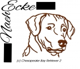 embroidery Chesapeake Bay Retriever 2 10x10 