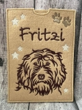Embroidery Styrian wire-haired hound 4x4
