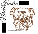 Stickdatei Continental Bulldog 1 13x18