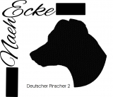 Stickdatei Deutscher Pinscher Nr. 2 13x18 