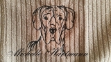 Stickdatei Dogge Nr.2 13x18