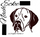 Embroidery File English Pointer 2 13x18 