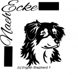 Embroidery File English Shepherd 1 10x10 