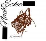 Embroidery Fox Terrier 1 13x18 Embroidery Fox Terrier 1 13x18