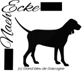 Embroidery Grand bleu de Gascogne 1 13x18 