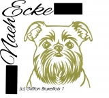 Stickdatei Griffon Bruxellois 1 13x18 