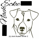 Stickdatei Jack Russell Terrier Nr. 2 10x10 