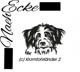 embroidery Kromfohrländer 2 13x18 