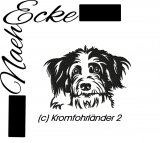 Stickdatei Kromfohrländer 2 13x18 