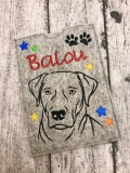 Stickdatei Labrador Nr. 7 10x10