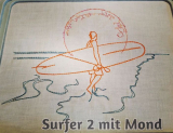 Stickdatei Surfen 2 20x30 / 18x30