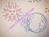 Stickdatei Sonne 1 13x18 / 14x20