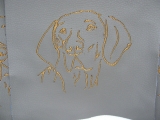 Embroidery Hungarian Vizsla 1 10x10 