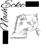 PLOTTERdatei Perserkatze 1 SVG / EPS 