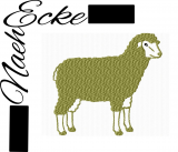 embroidery file sheep 4x4