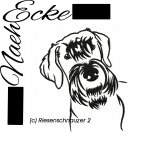 Stickdatei Riesenschnauzer Nr. 2 10x10 