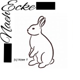 Stickdatei Hase Nr. 01 10x10