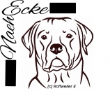 Stickdatei Rottweiler Nr. 4 10x10 