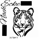 Stickdatei Tiger 5 10x10 