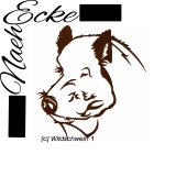 Stickdatei Wildschwein 1 10x10 