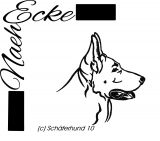 Stickdatei Schäferhund Nr. 10 13x18 