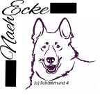 Stickdatei Schäferhund Nr. 4 20x30