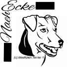 Stickdatei Westfalen Terrier 1 10x10 