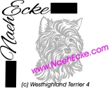 PLOTTERdatei Westhighland Terrier Nr. 4 SVG / EPS 