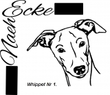 Stickdatei Whippet Nr. 1 20x30 